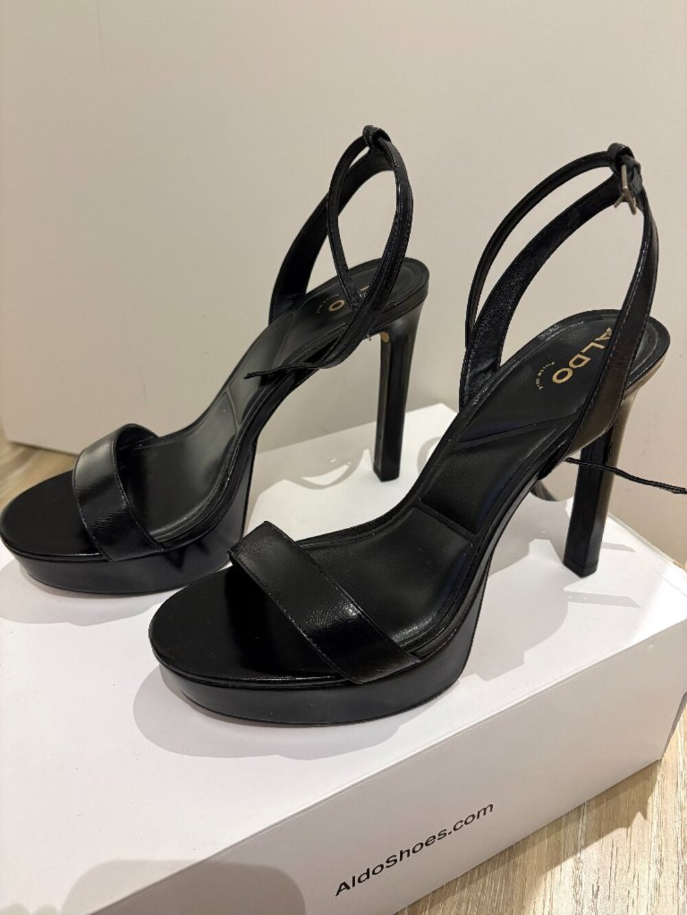 Black Aldo Heels